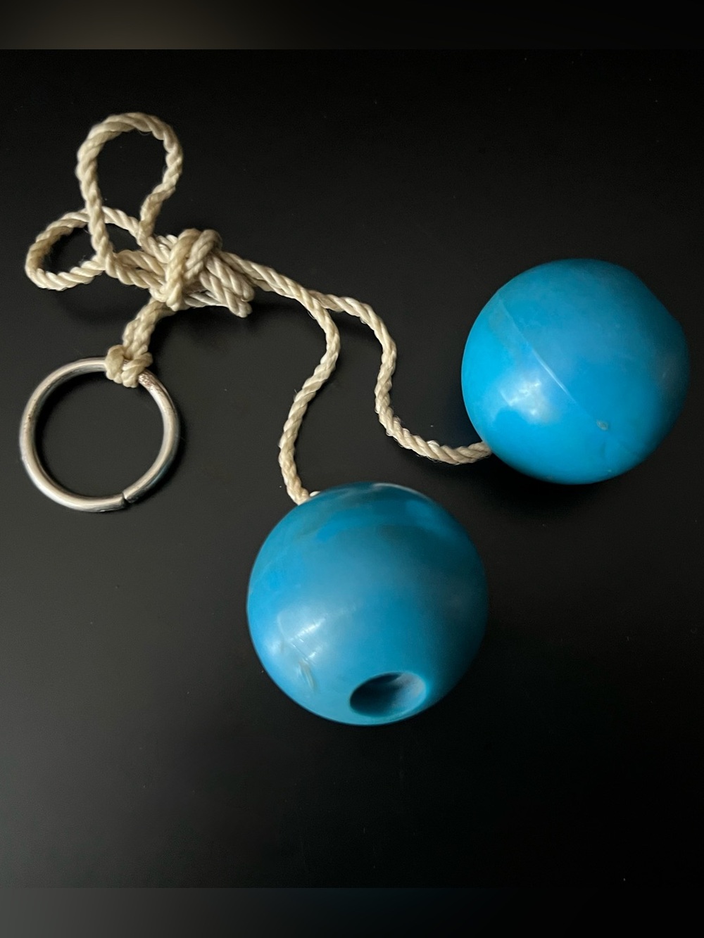 Blue Kerbangers, Clackers, Click Clackers, Knockers~Vintage
